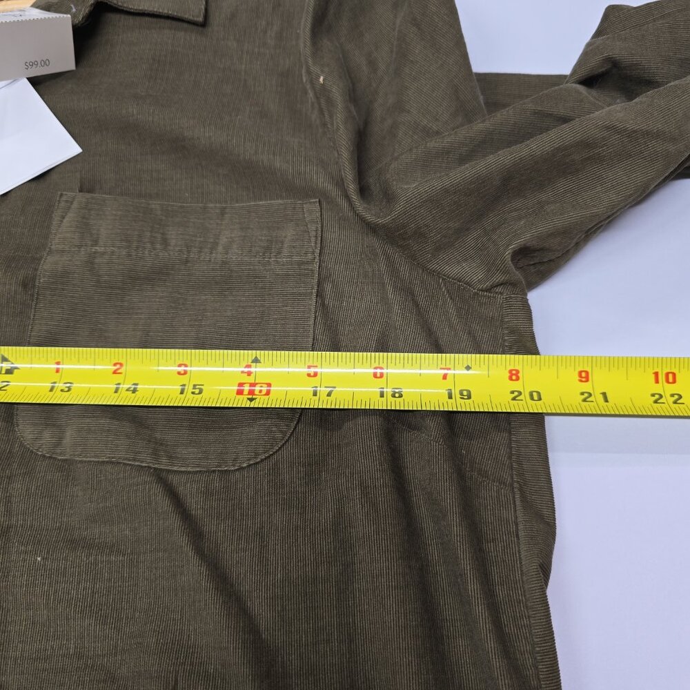 NWT J.Jill Soft-Corduroy Shirt Dress Medium - Picture 7 of 8